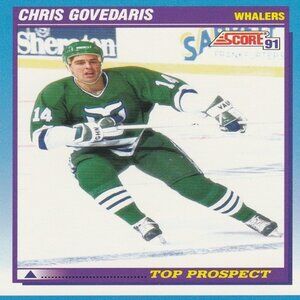 Chris Govedaris - Score '91 Top Prospect Hockey Card